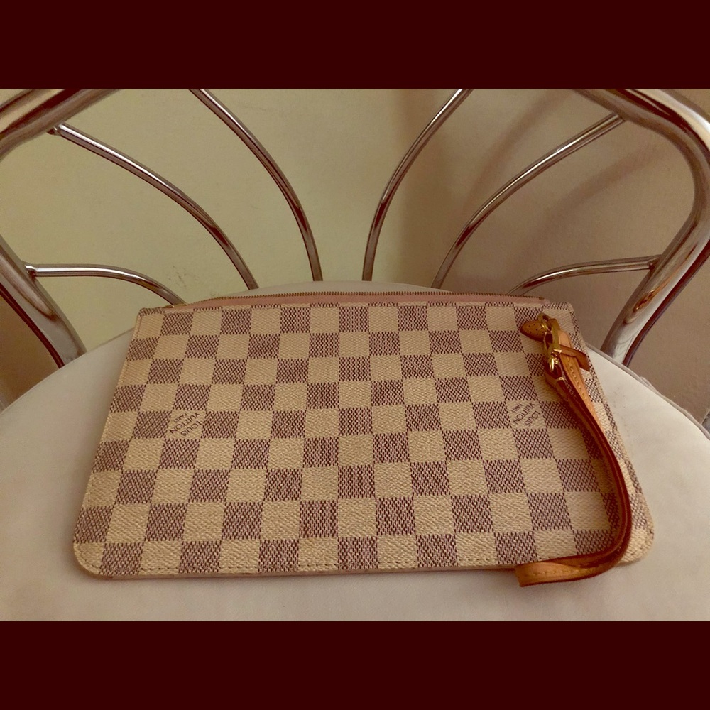 Louis Vuitton Damier Pink Azur Clutch